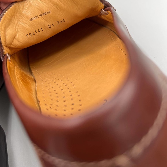Cole Haan Mens Pinch woven leather loafer in chestnut sz 10 main image 4